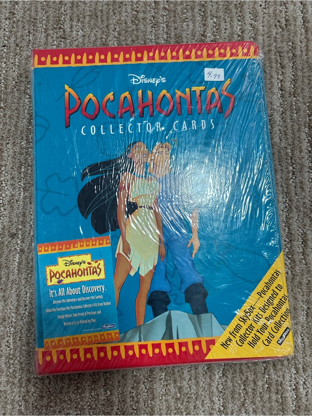 Disney Pocahontas Collector Cards - Blue & Red Packaging